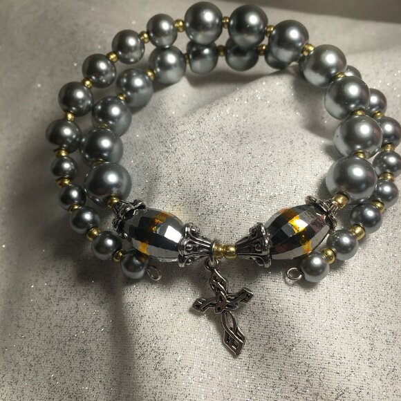 Wire Wrap Bracelet with Charm - Picture 2 of 14